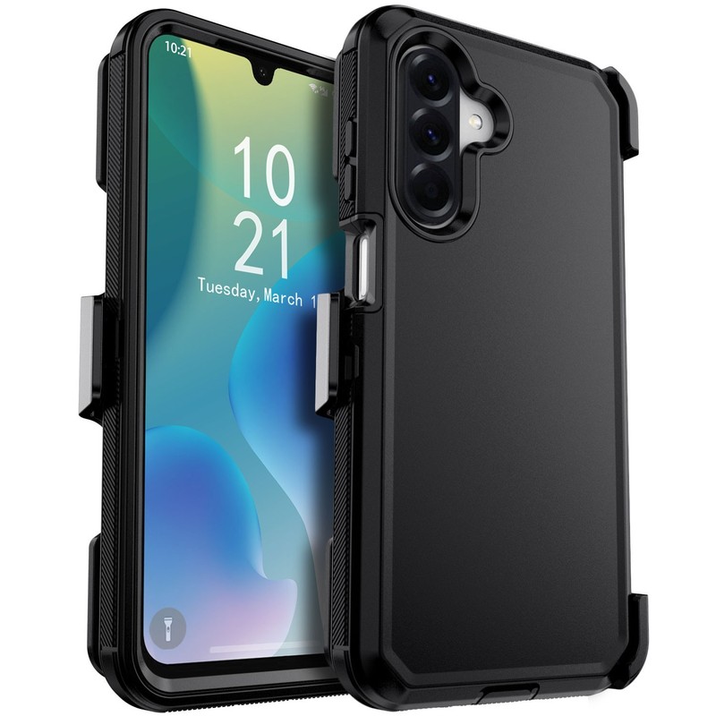 For Samsung Galaxy A26 5G Case Hybrid Rugged Belt Clip Cover / Screen Protector