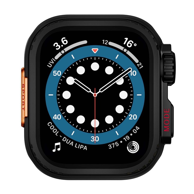 3 in 1 Metal Case for iWatch Series 10/9/8/7/6/5/4/SE Rugged Bumper Back Cover
