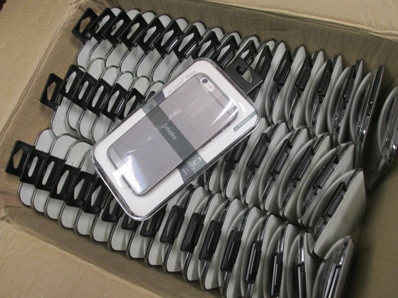 LOT 56 Power Support Air Jacket FORCE APPLE iPhone 6 Phone Cases Smoke Gray NEW