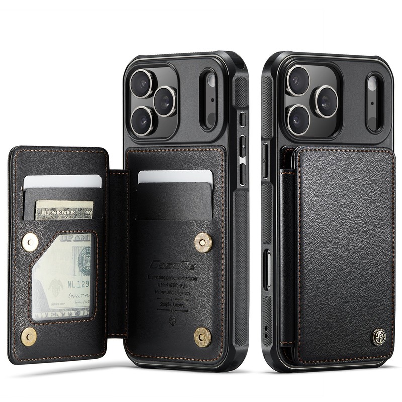 For iPhone 17 Pro Max/17 Pro/17/Air Wallet Case with RFID Blocking Card Holder