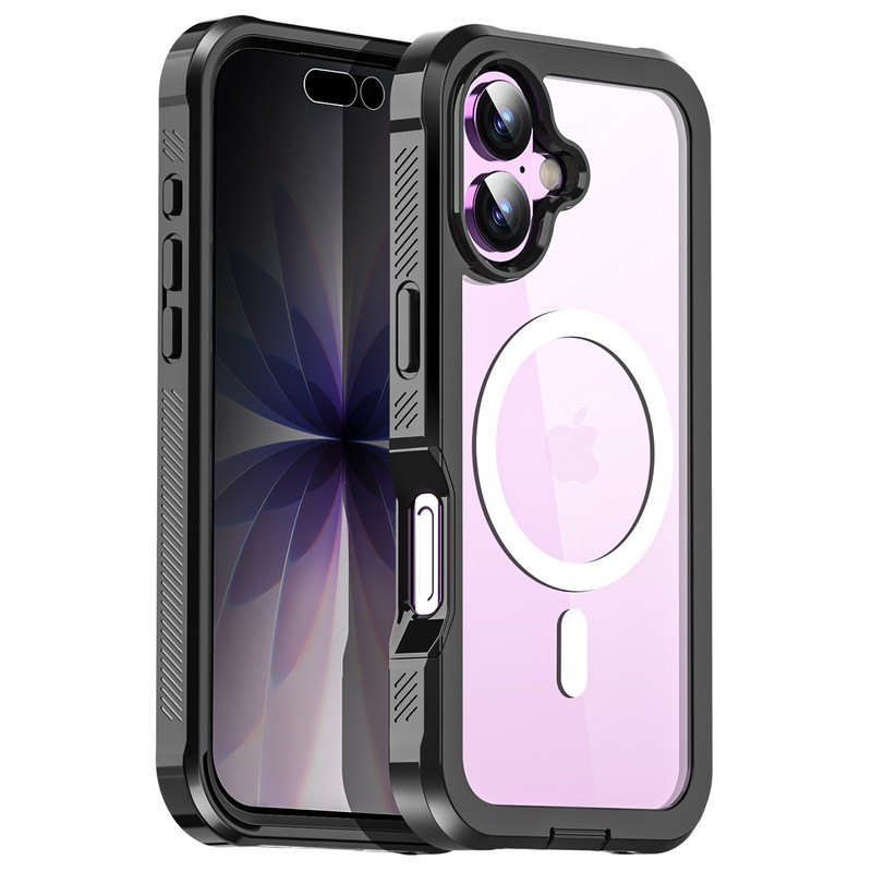 For iPhone 17 MagSafe Case Shockproof Cover with Privacy Glass Screen Protector gallery