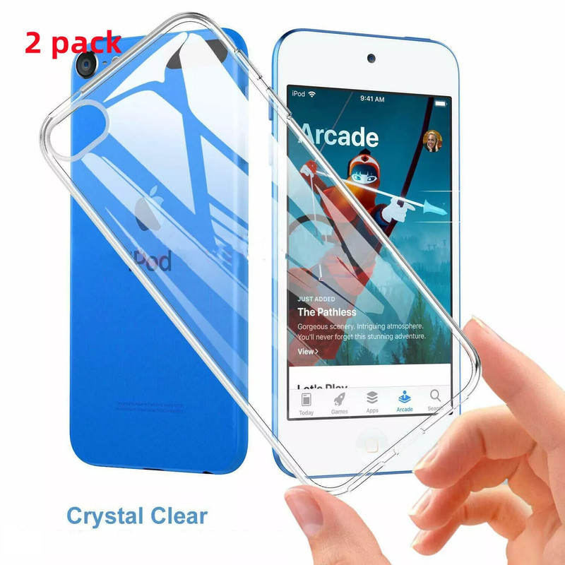 For iPod Touch 5th/6th/7th Gen Case Crystal CLEAR Shockproof Silicone TPU Cover gallery