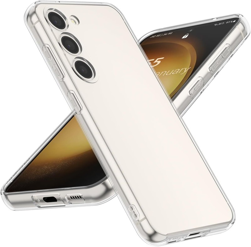 For Samsung Galaxy S23+ S22+ S22 Ultra Silicone Soft Shockproof Clear Case Cover gallery