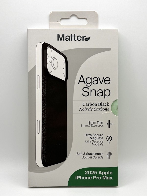 Matter Agave Snap Cover for MagSafe for Apple iPhone 17 Pro Max – Carbon Black