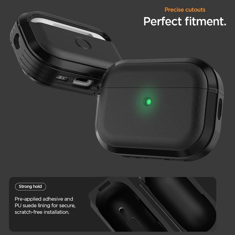 For AirPods Pro 3 Case Hybrid Shockproof Heavy Duty Full Cover / Keychain Clip gallery