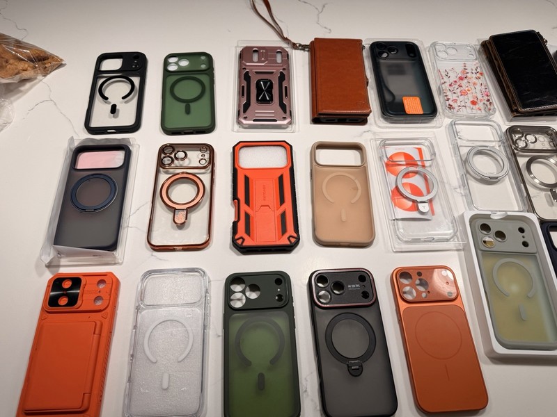 Lot Assorted Magnetic Back Phone Cases for Apple iPhone, Multicolor Matte/Glossy