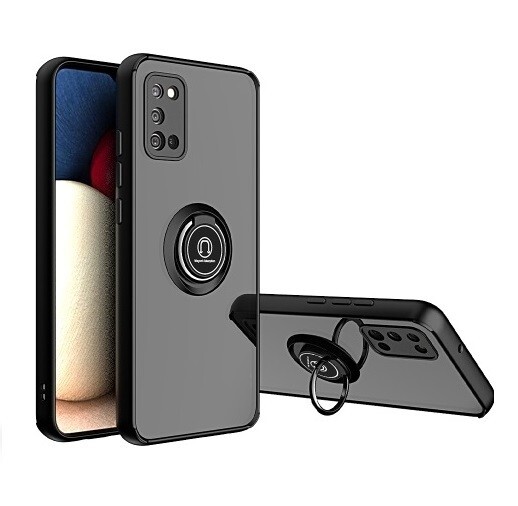Shockproof Case with Magnetic Rotatable Kickstand for Samsung Galaxy A02s