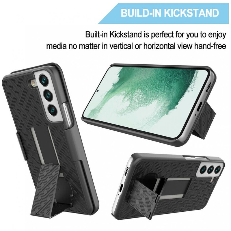 for SAMSUNG GALAXY S23 PLUS CASE BELT CLIP HOLSTER SWIVEL COVER KICKSTAND ARMOR gallery