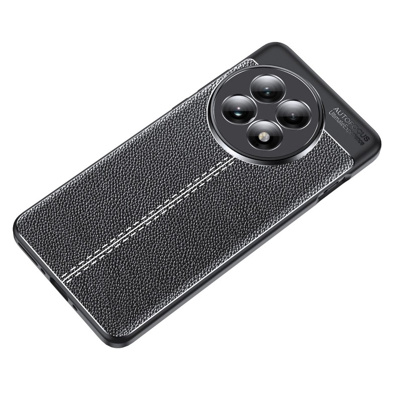 Magnetic PU Leather Plain Rugged Case + Tempered Glass For OnePlus 13T 12 11 gallery