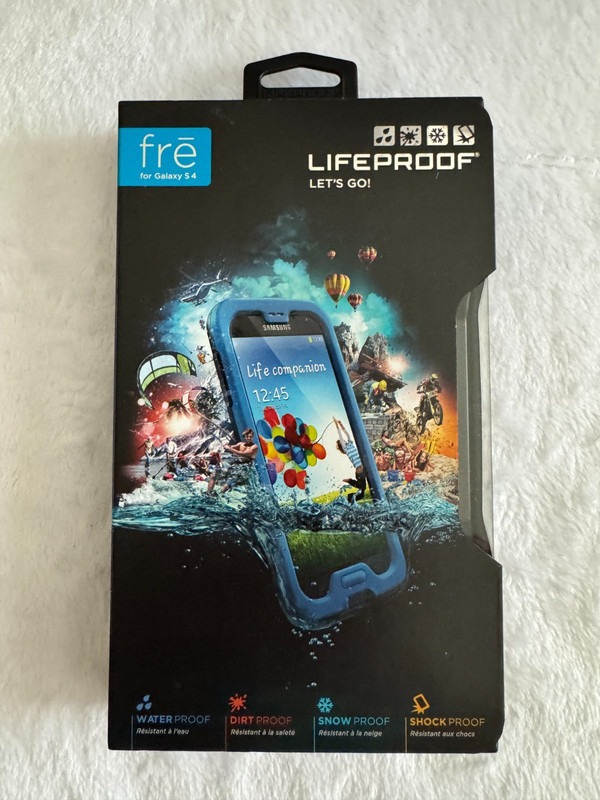 LifeProof Samsung Galaxy S4 Case – Fre Series – Blue/Black – NEW