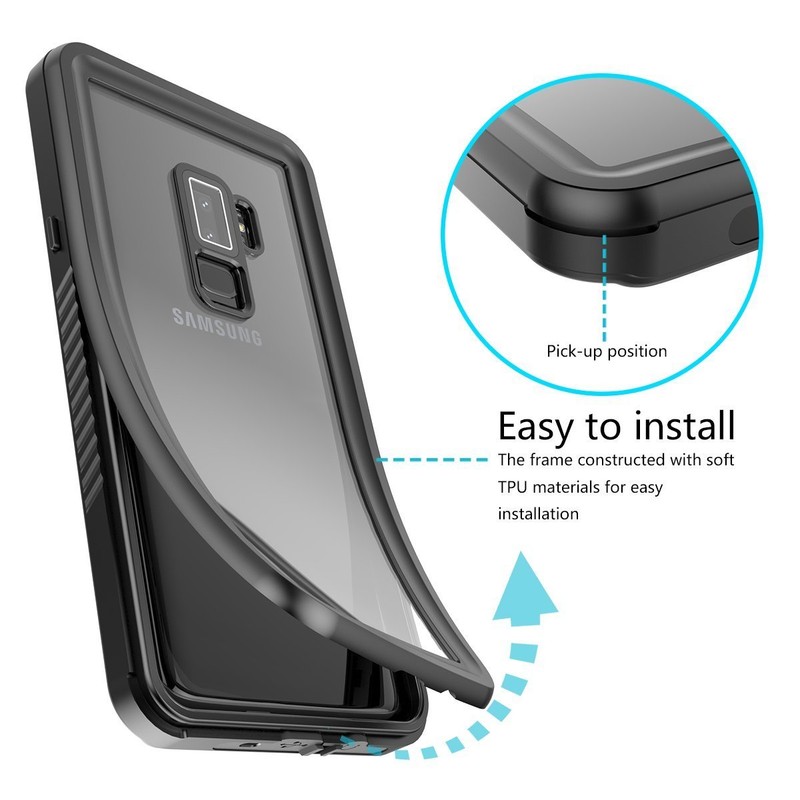 For Samsung Galaxy S8 Plus Waterproof Case Cover with Built-in Screen Protector gallery