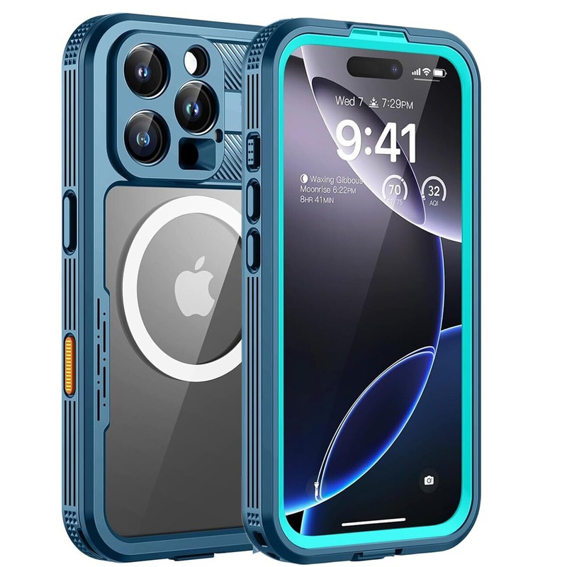 For iPhone 16 Pro Max 16 MagSafe Waterproof Case Shockproof Heavy Duty Cover