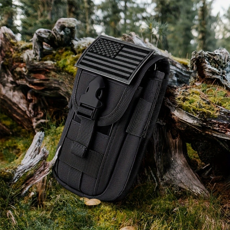 2 Pack MOLLE Phone Pouch with US Flag for 4.7-6.9 Inch Phones gallery
