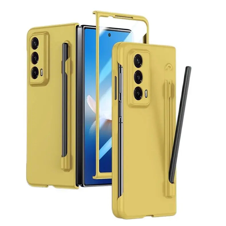 Matte Case for Honor Magic VS2 V2 Matte Hard Plastic Glass Film Pen Holder Cover