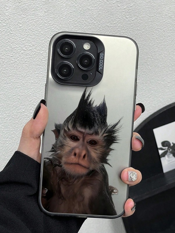 Funny Meme Monkey Phone Case Cover For iPhone 17 16 15 14 13 12 Pro Max Plus gallery