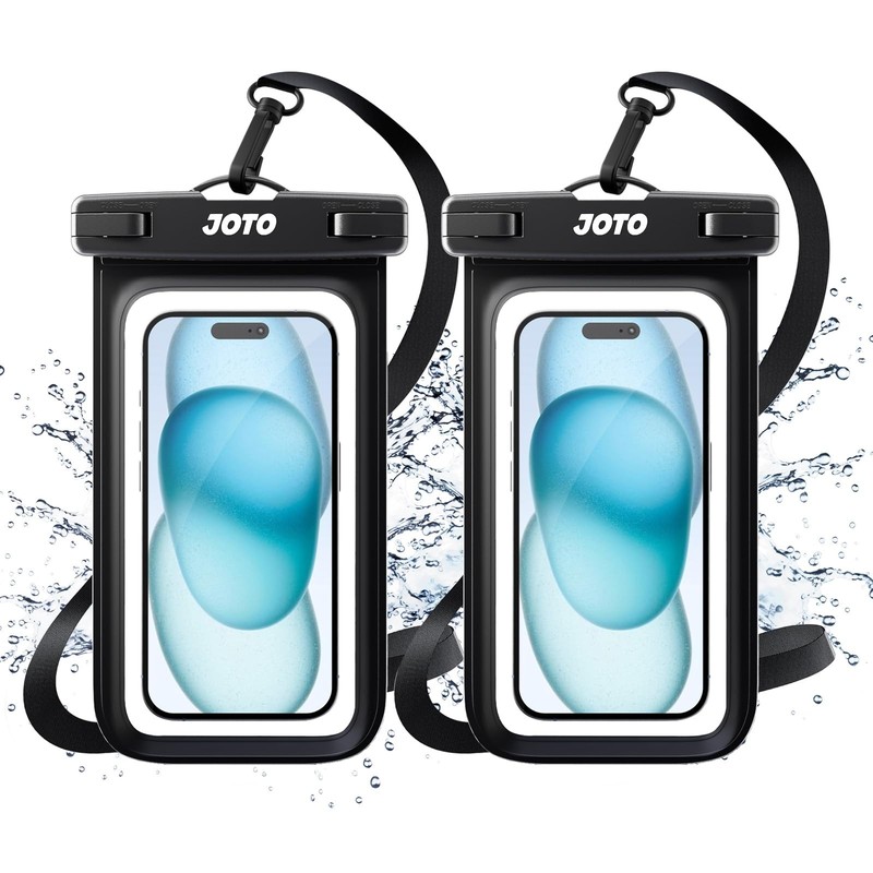 JOTO 2 Pack Universal Waterproof Phone Case for iPhone 17 Air 16 15 14 13 12 …