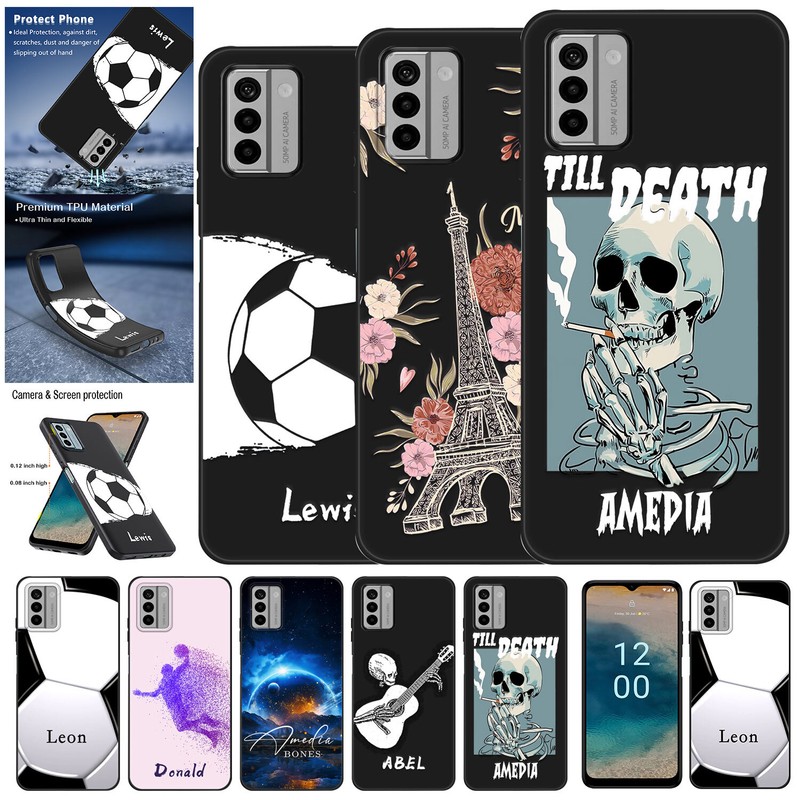 For Nokia C100 G310 C300 C110 G400 Boys Soft Cover Personalised Name Phone Case