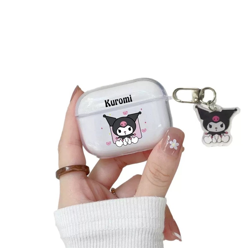 Sanrio Kuromi Airpods 1/2, Pro, 3 Case Only