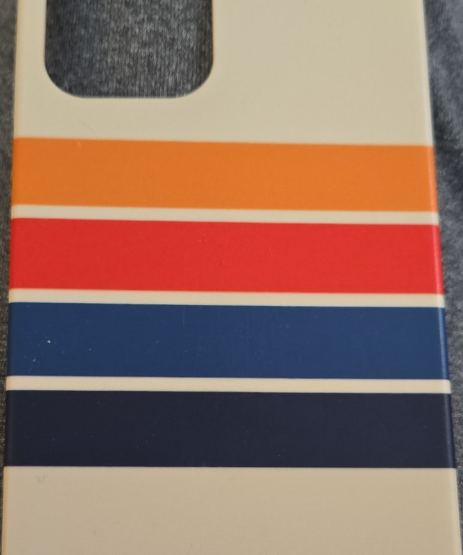 iPhone 14 case. Striped Back Cell Phone Case . Colorblock Pattern