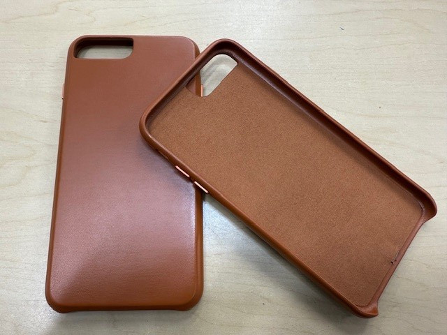 Slim Leather Case for iPhone 7 Plus / 8 Plus in Brown