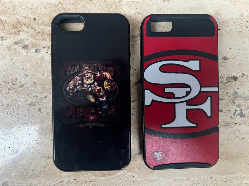 Skinit Pro Black Cargo Case For iPhone 5 5s SE San Francisco 49ers Lot of 2