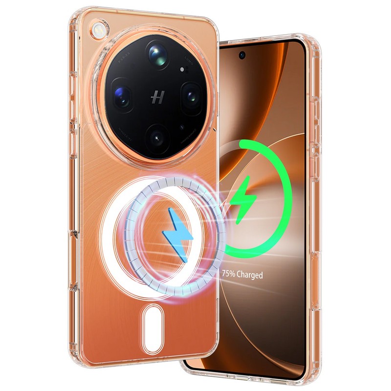 For OPPO Find X9 Ultra 5G, Luxury Transparent Acrylic Hard Magnetic Case Cover gallery