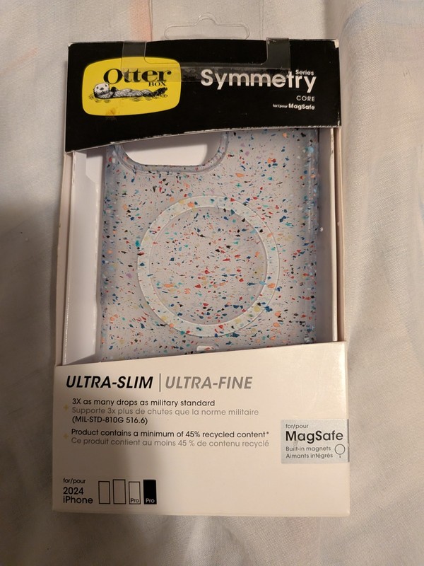 OtterBox Symmetry Series Soft Touch Case for Apple iPhone 16 Pro Max – Icy Mist