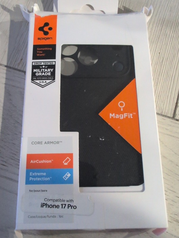 Spigen Core Armor MagFit Case For Apple iPhone 17 PRO 6.3” Black OPEN NEW!