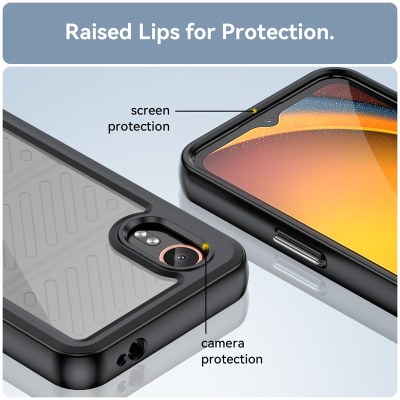 Slim Clear Hard Back TPU Case Cover+Screen Protector For Samsung Galaxy XCover 7 gallery