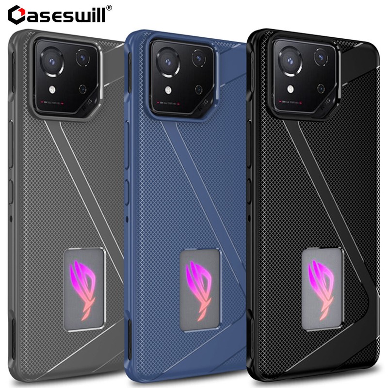For Asus ROG Phone 8 / 8 Pro Case Slim Flexible TPU Phone Cover+Screen Protector