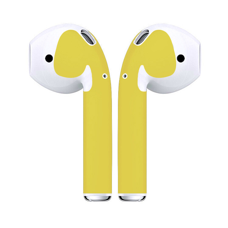 Solid Color Skin Sticker For Apple Airpods AirPod Earphone Earphone Accessories gallery