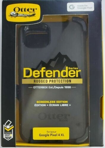 OtterBox Defender Case and Holster for Google Pixel 4 XL Smartphone – Black