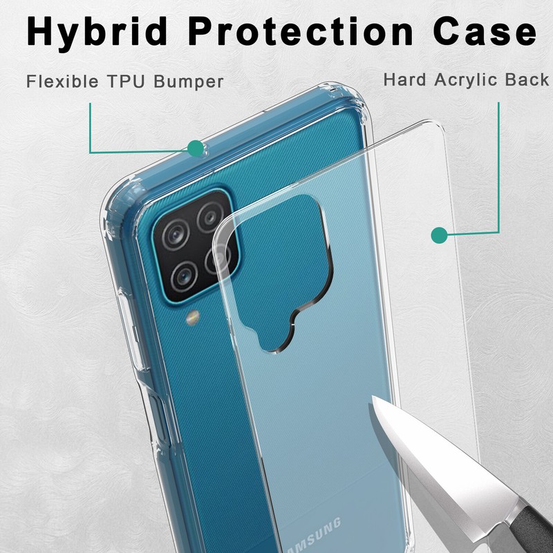 Clear Case Shockproof Hybrid Cover For Samsung Galaxy A53 A32 A13 5G 4G A12 A03s gallery