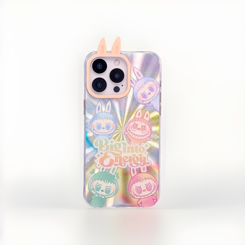 AUTHENTIC Labubu Big into Energy Phone Case iPhone 16 Pro (US Seller)