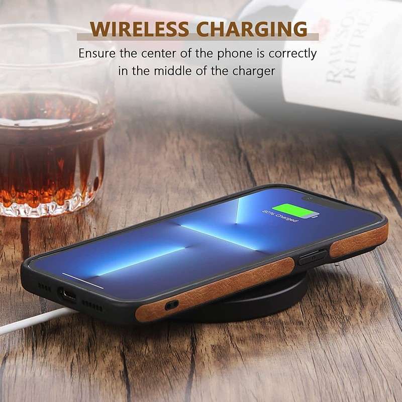 Shockproof Protective Leather Case For iPhone 15 14 Plus 13 12 11 Pro Max Cover gallery