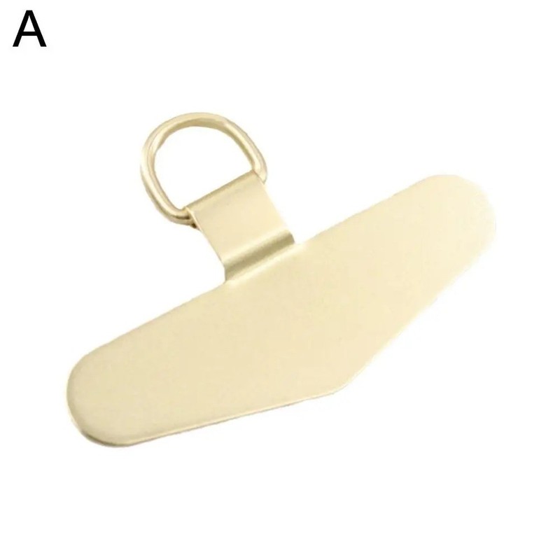 Steel Metal Phone Lanyard Patch Ultra Thin Universal Anti Lost Strap Clip gallery