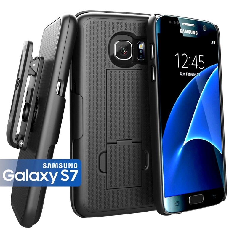 For Belt Clip Holster Samsung Galaxy S7 Slim Fit Holster Grip Shell Combo