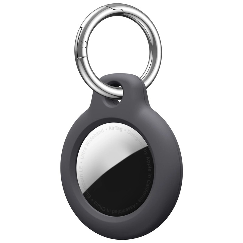 For Apple Airtag Case Cover Anti-lost Keychain Ring Protective Hard Shell