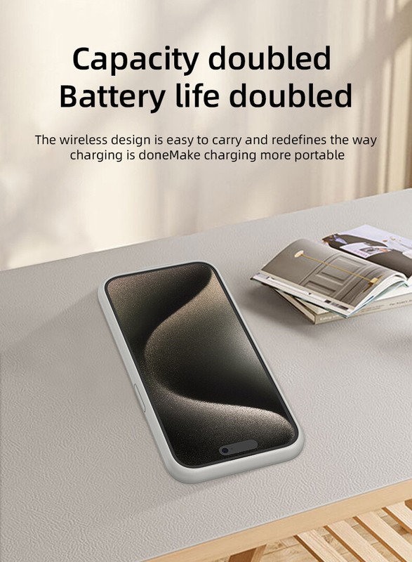 Power Bank Battery Charger Charging Cover Case For iPhone 6 7 8 X 12 13 14 15 16 gallery