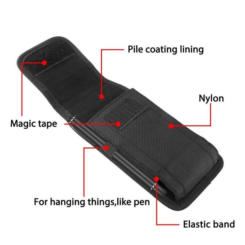 1/2 PACK Vertical Cell Phone Holster Pouch Wallet Case With Belt Clip For iPhone gallery