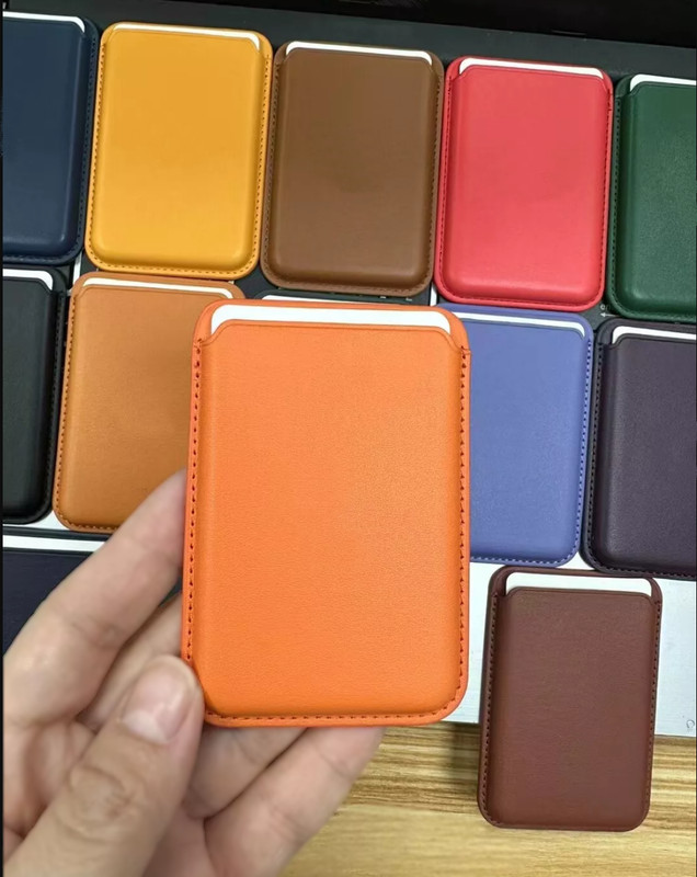 Leather Magnetic Wallet Card Holder For iPhone 15 14 13 12 Pro Max Plus