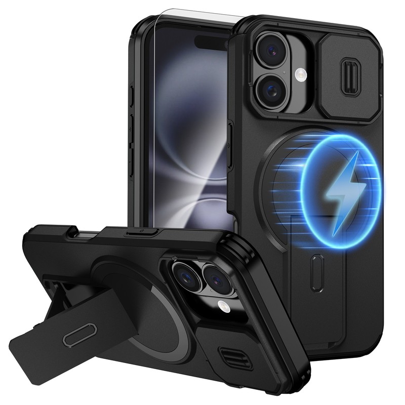 For Motorol Edge/Moto G/ G Power/G Stylus 2025 Shockproof Mag Safe Case +Glass