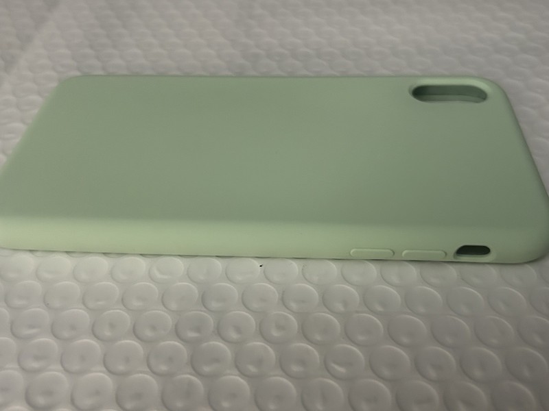 iPhone XS Max Case. New. Mint Green-Full Coverage,Shockproof, Soft Silicone case gallery