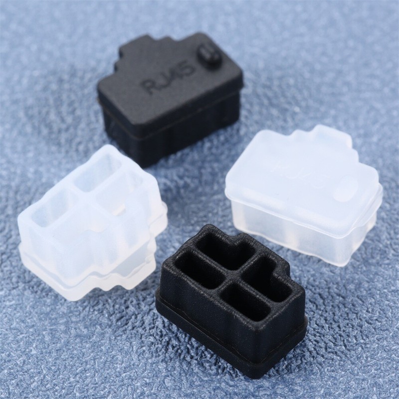 10X Ethernet Hub Port RJ45 Plugs Protector Cap Prevent Dust Debris TO Port Cover gallery