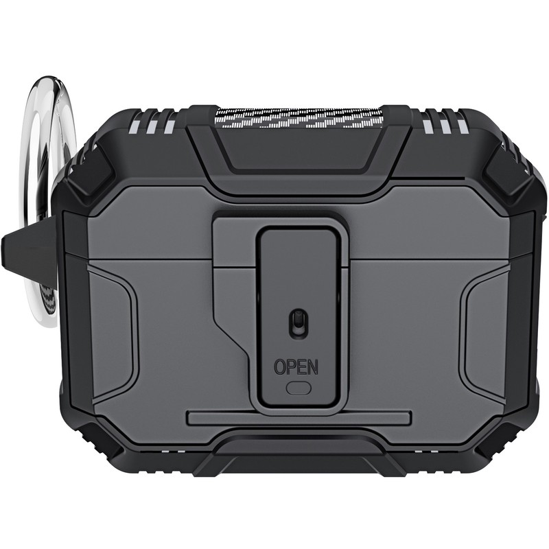 For Airpods 4th Gen/Pro 3rd/2nd Gen Fiber PatternShockproof Rugged Earphone Case
