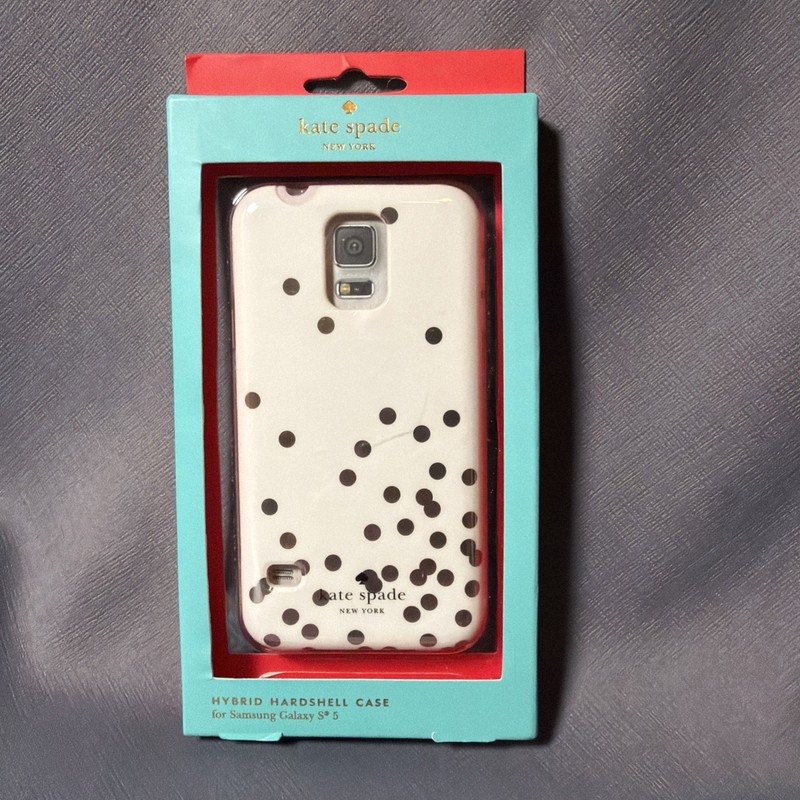 kate spade new york – Confetti Hybrid Hard Shell Case for Samsung Galaxy S5 Gold