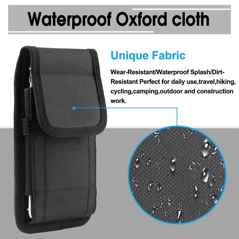 1/2 PACK Vertical Cell Phone Holster Pouch Wallet Case With Belt Clip For iPhone gallery