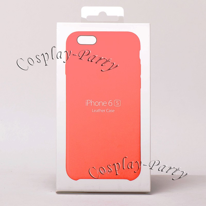 Genuine Original Apple Leather Snap Cover Case For iPhone 6 / iPhone 6s – Red