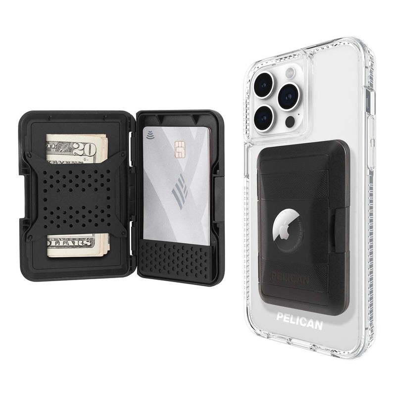 Pelican Protector MagSafe AirTag Wallet – Black