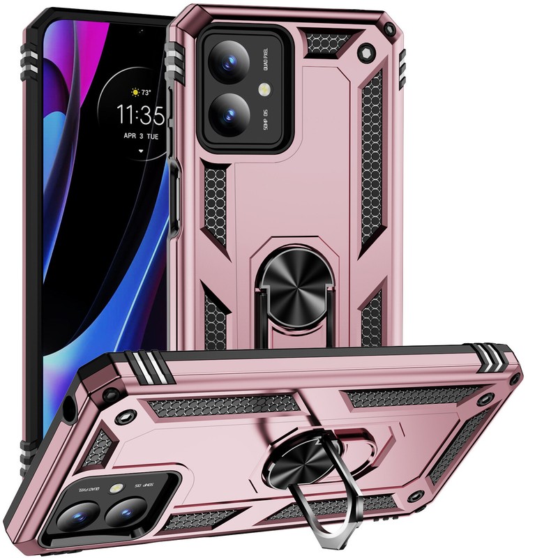 For Motorola Moto G14 Case With 360 Degree Rotating Ring Kickstand